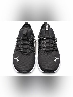 Puma Softride Sophia Vital Women's Running Shoes Black & White US 9 Like New